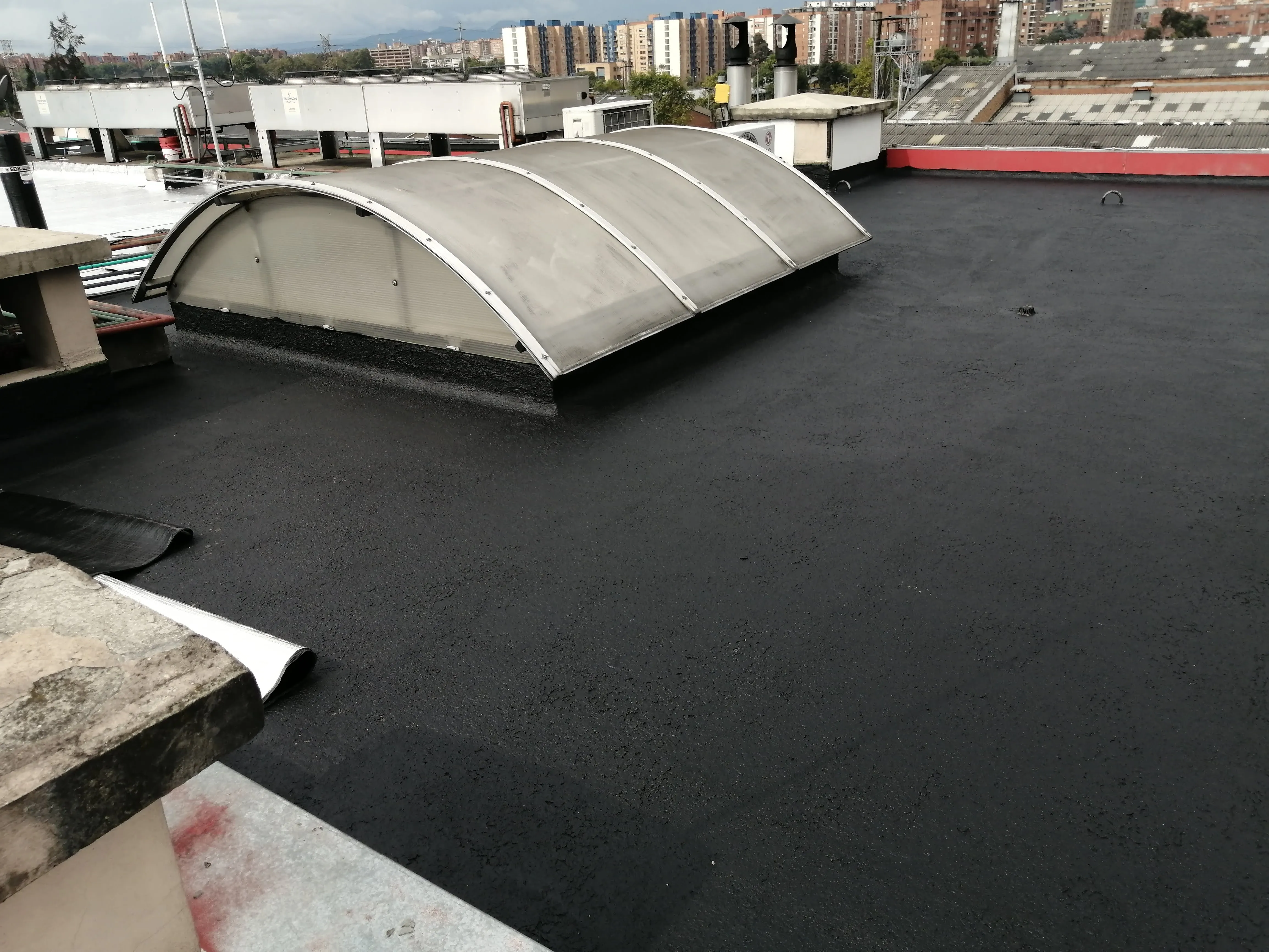 Cubierta impermeabilizada por Grupo Solinpro